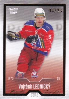 22-23 GOAL Cards - Vojtěch LEDNICKÝ č. 487 GOLD x/23