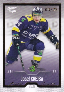 22-23 GOAL Cards - Josef KREJSA č. 490 GOLD x/23