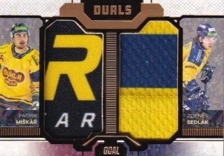 22-23 GOAL Cards - Patrik MIŠKÁŘ/Zdeněk SEDLÁK č. D-15 GOLD 03/10