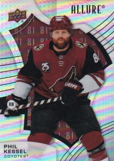 21-22 UD Allure - Phil KESSEL č. 76 JERSEY NUMBER x/199