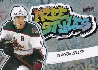 22-23 Upper Deck Series 1 - Clayton KELLER č. FS-17 FREE STYLES