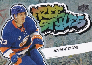 22-23 Upper Deck Series 1 - Mathew BARZAL č. FS-35 FREE STYLES