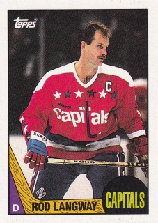 87-88 Topps - Rod LANGWAY č. 108