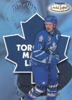 99-00 Topps Gold Label - Mats SUNDIN č. QC10 Quest for the Cup