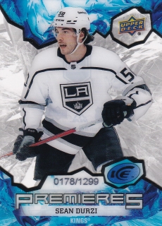 21-22 UD Ice - Sean DURZI č. 157 ICE PREMIERES LEVEL 5 x/1299