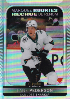 21-22 OPC Platinum - Lane PEDERSON č. 265 (RC) RAINBOW