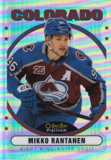 21-22 OPC Platinum - Mikko RANTANEN č. R-25 RETRO RAINBOW