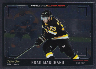 21-22 OPC Platinum - Brad MARCHAND č. PD-4 PHOTO DRIVEN