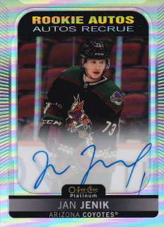 21-22 OPC Platinum - Jan JENÍK č. R-JJ ROOKIE AUTOS RAINBOW
