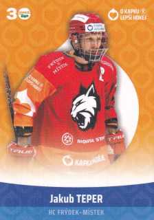 2023 GOAL Cards O kapku lepší hokej - Jakub TEPER č. KN-16