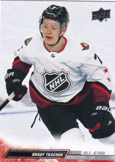 22-23 UD Extended - Brady TKACHUK č. 658 ALL-STAR