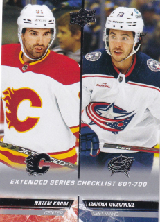 22-23 UD Extended - Nazem KADRI/Johnny GAUDREAU č. 700 CL