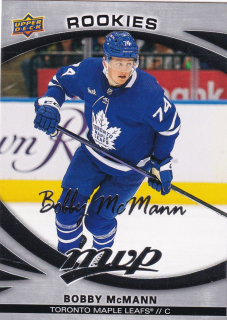 23-24 MVP - Bobby McMANN č. 222 ROOKIES SILVER SCRIPT