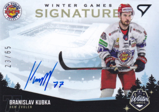 2023 Winter Games - Branislav KUBKA č. WS1-BK SIGNATURE 23/65