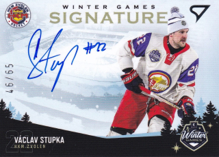 2023 Winter Games - Václav STUPKA č. WS1-VS SIGNATURE 46/65