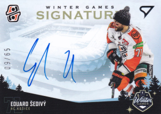2023 Winter Games - Eduard ŠEDIVÝ č. WS1-ES SIGNATURE 09/65