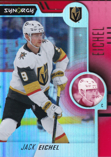 22-23 UD Synergy - Jack EICHEL č. 4 RED BOUNTY