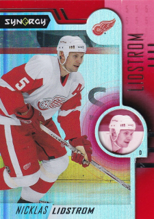 22-23 UD Synergy - Nicklas LIDSTROM č. 68 RED BOUNTY