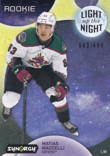 22-23 UD Synergy - Matias MACCELLI č. LNR-MM (RC) LIGHT UP THE NIGHT x/699