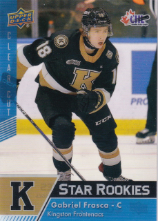 22-23 UD CHL - Gabriel FRASCA č. 378 STAR ROOKIES CLEAR CUT