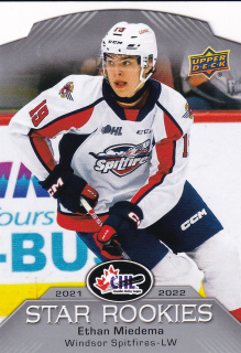 22-23 UD CHL - Ethan MIEDEMA č. CSR-20 STAR ROOKIES 21-22