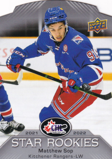 22-23 UD CHL - Matthew SOP č. CSR-45 STAR ROOKIES 21-22
