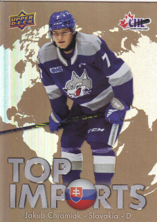 22-23 UD CHL - Jakub CHROMIAK č. TI-7 TOP IMPORTS