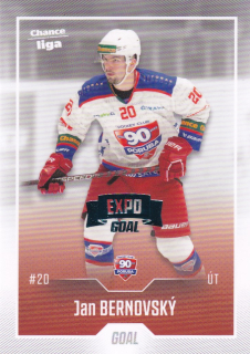 GOAL Cards EXPO - Jan BERNOVSKÝ č. 486 BLUE
