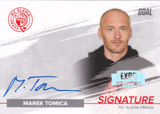GOAL Cards EXPO - Marek TOMICA č. S-MT 22-23 SLAVIA SIGNATURE 1of5