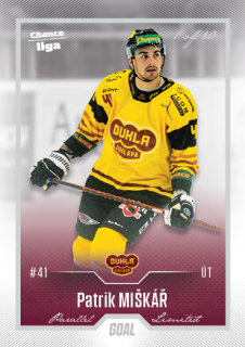 22-23 GOAL Cards - Patrik MIŠKÁŘ č. 10 SILVER x/60