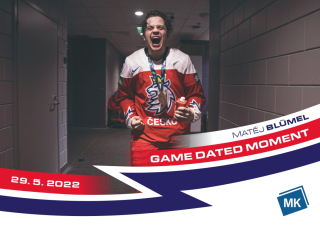 2023 MK Národní tým - Matěj BLÜMEL č. 122 Game Dated Moment