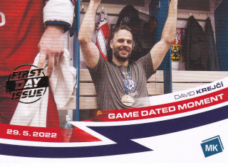 2023 MK Národní tým - David KREJČÍ č. 128 First Day Issue