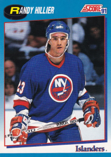 91-92 Score Canadian - Randy HILLIER č. 580 Dvojjazyčná