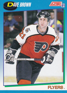 91-92 Score Canadian - Dave BROWN č. 634