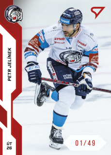 22-23 Tipsport Extraliga - Petr JELÍNEK č. 123 RED x/49