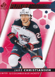 22-23 SP Authentic - Jake CHRISTIANSEN č. 160 (RC) FUTURE WATCH