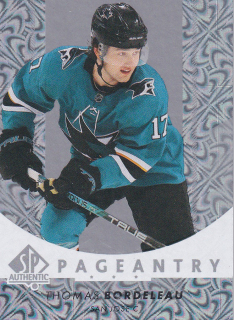 22-23 SP Authentic - Thomas BORDELEAU č. P-71 PAGEANTRY
