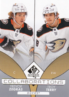 22-23 SP Authentic - Trevor ZEGRAS/Troy TERRY č. C-17 COLLABORATIONS