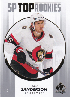 22-23 SP Authentic - Jake SANDERSON č. TR-50 SP TOP ROOKIES