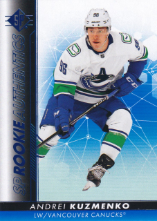 22-23 SP Hockey - Andrei KUZMENKO č. 109 (RC) SP ROOKIE AUTHENTIC