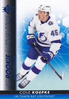 22-23 SP Hockey - Cole KOEPKE č. 126 (RC) SP ROOKIE AUTHENTIC