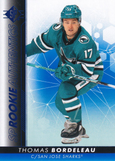22-23 SP Hockey - Thomas BORDELEAU č. 133 (RC) SP ROOKIE AUTHENTIC