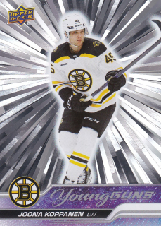 23-24 Upper Deck S1 - Joona KOPPANEN č. 203 (RC) OUTBURST SILVER