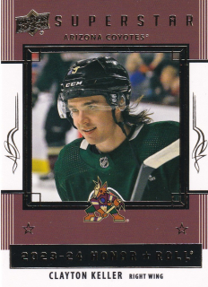 23-24 Upper Deck S1 - Clayton KELLER č. HR-10 Honor Roll Superstar
