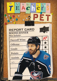23-24 Upper Deck S1 - Boone JENNER č. TP-13 TEACHER'S PET