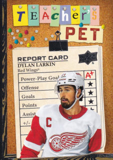 23-24 Upper Deck S1 - Dylan LARKIN č. TP-22 TEACHER'S PET