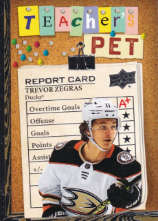 23-24 Upper Deck S1 - Trevor ZEGRAS č. TP-26 TEACHER'S PET