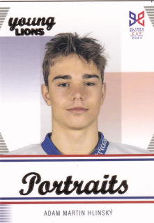 YOUNG LIONS U18 HLINKA/GRETZKY CUP 2023 - Adam Martin HLINSKÝ č. P-5 PORTRAITS