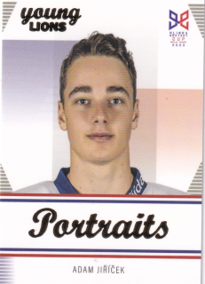 YOUNG LIONS U18 HLINKA/GRETZKY CUP 2023 - Adam JIŘÍČEK č. P-6 PORTRAITS