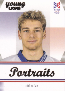 YOUNG LIONS U18 HLINKA/GRETZKY CUP 2023 - Jiří KLÍMA č. P-10 PORTRAITS